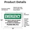 Signmission This Facility Does Not Provide, 14 in W x Rectangle, Vinyl Decal OS-2PACK-EM-D-1014-L-10423 - alternate 6